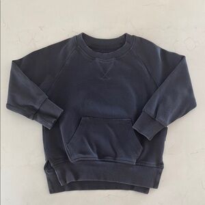 Little Bipsy Pocket Pullover in Navy. Size 18-24M.